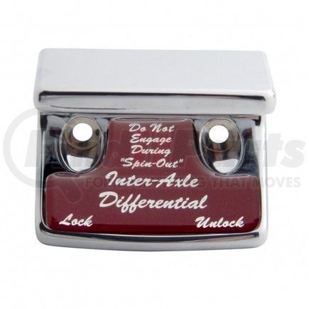 United Pacific 21014 "Axle Differential" Switch Guard - Red Sticker