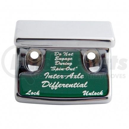 United Pacific 21011 "Axle Differential" Switch Guard - Green Sticker