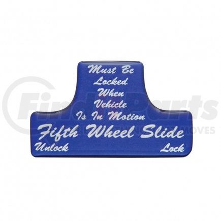 United Pacific 21020-1B "Fifth Wheel" Switch Guard Sticker Only - Blue