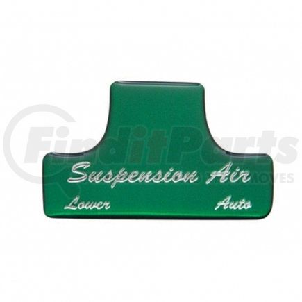 United Pacific 21026-1G "Suspension Air" Switch Guard Sticker Only - Green