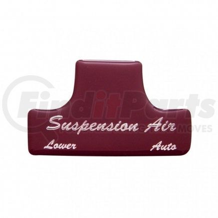 United Pacific 21026-1R "Suspension Air" Switch Guard Sticker Only - Red