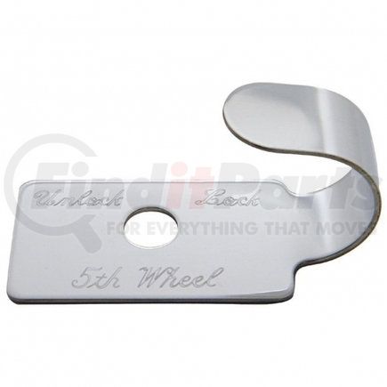 United Pacific 23002-1 Peterbilt 379 Stainless Switch Guard Without Holding Nut - Fifth Wheel