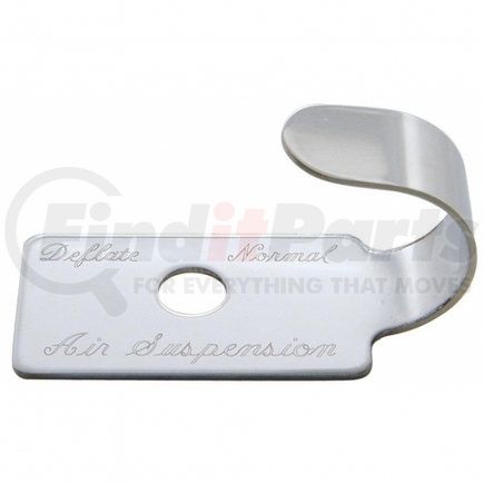 United Pacific 23003-1 Peterbilt 379 Stainless Switch Guard Without Holding Nut - Air Suspension