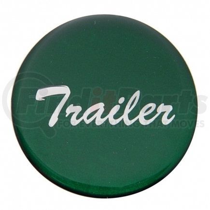 United Pacific 23229-1G "Trailer" Glossy Air Valve Knob Sticker Only - Green