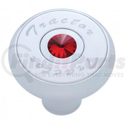 United Pacific 23515 "Tractor" Deluxe Air Valve Knob - Red Diamond