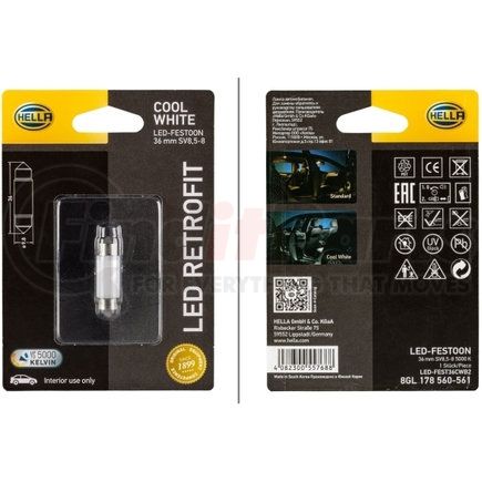 HELLA USA 178560561 Bulb, interior light