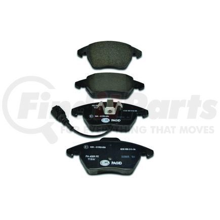 HELLA USA 355010581 DISC BRAKE PAD SET