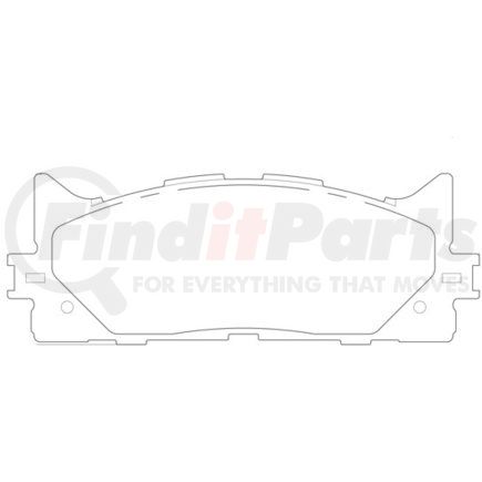 HELLA USA 355012401 Brake Pad