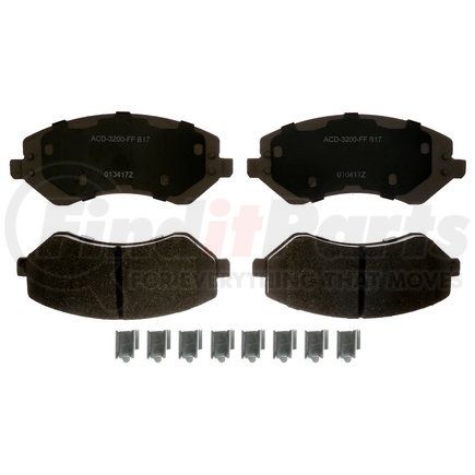 ACDelco 14D856ACHF1 PAD KIT,FRT DISC BRK