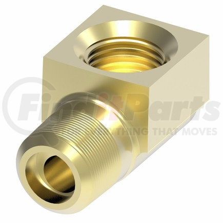 Weatherhead 402X6 Hydraulics Adapter - Inverted Flare 90 Degree Male Elbow