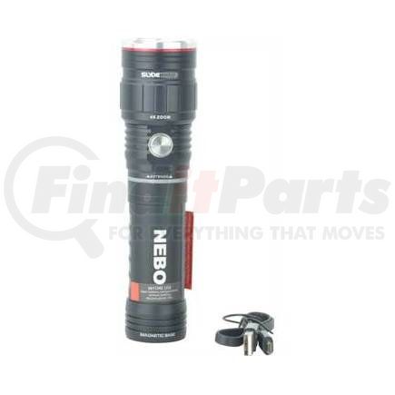 NEBO NEB-WLT-0003 Flashlight LED, 500 Lumens, White, Spot, Black Housing