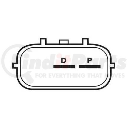 J&N 400-48260 Alternator 12V, 100A, Remanufactured