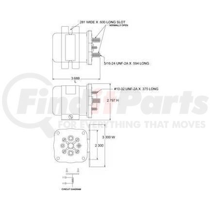 White Rodgers 586-120111 Solenoid 48V, 4 Terminals, Continuous