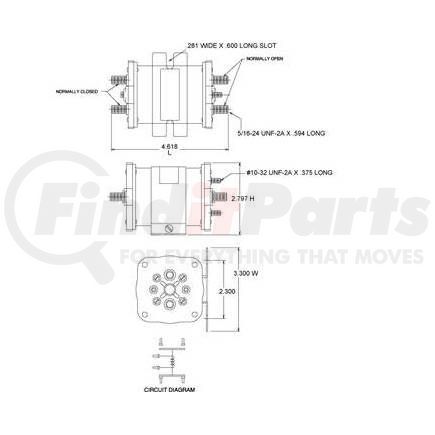 White Rodgers 586-911 12V SPDT CONT ISO ST