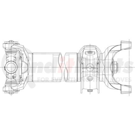 Dana 817099-3213 COUPLING SHAFT