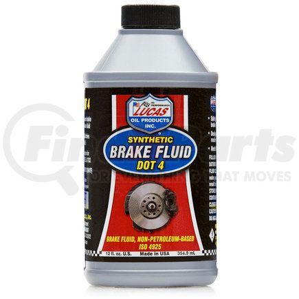 Lucas Oil 10827 Synthetic Brake Fluid Dot 3 & 4 - 12 Ounce