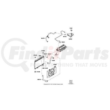 Motorcraft RF427 MOTOR AND FAN ASY