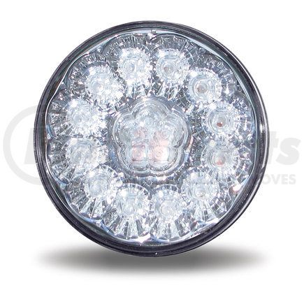 TRUX TLED-417CR 4" Clear Red Stop, Turn & Tail Super Diode LED Light