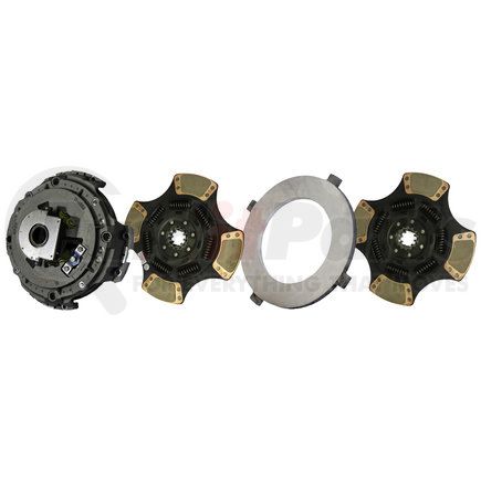 Illinois Auto Truck NMU8983044 15-1/2" X 2" Easy Effort Clutch, Two-Plate, 4-Paddle / 7-Spr