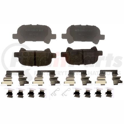 ACDelco 14D828CHF1 PAD SET,RR DISC BRK