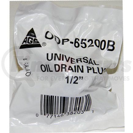 AGS Company ODP-65200B Oil Drain Plug