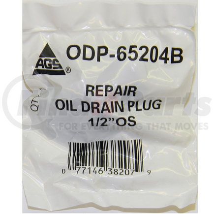 AGS Company ODP-65204B Oil Drain Plug