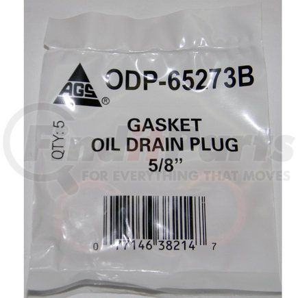 AGS Company ODP-65273B Oil Drain Plug Gaske