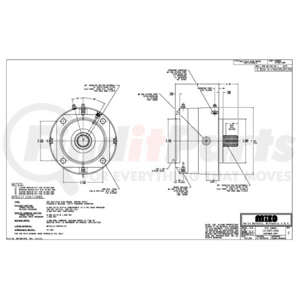 MICO 13-597-002 3PC-141455-C C-MT P/O BRK (Please allow 7 days for handling. If you wish to expedite, please call us.)