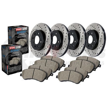 StopTech 936.34017 Street Pack-DRL;F&R