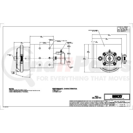 MICO 03-460-338 AIR/HYD ACTUATOR