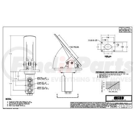 MICO 06-460-378 PEDAL ACTUATOR (Please allow 7 days for handling. If you wish to expedite, please call us.)