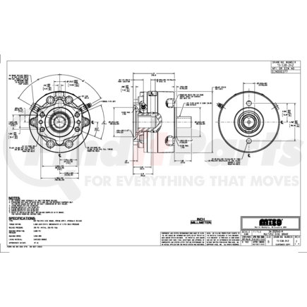 MICO 13-538-242 3A-252540-M A-BRAKE (Please allow 7 days for handling. If you wish to expedite, please call us.)