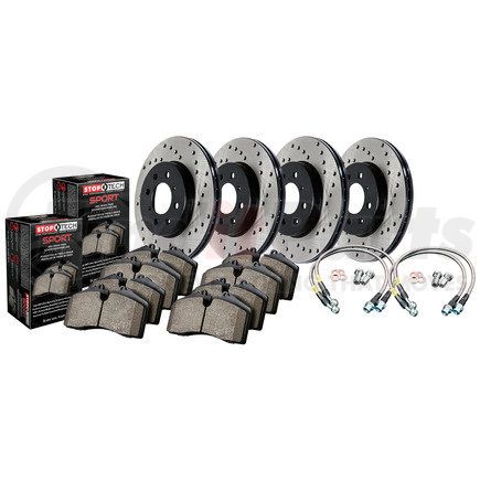 StopTech 979.33048 SPORT KIT 4WH, DRILLED