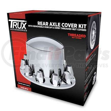 TRUX THUB-RP33 CHROME PLASTIC ABS REAR HUB