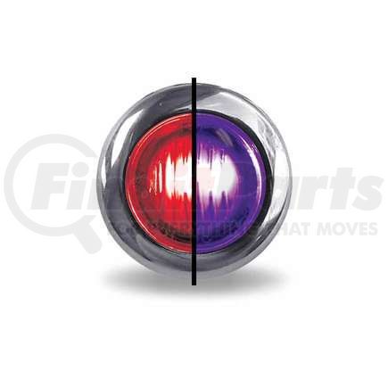 TRUX TLED-BX3RP Dual Revolution Red Marker to Purple Auxiliary Mini Button LED Light