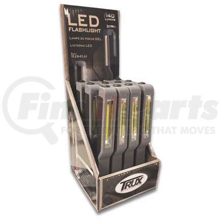 TRUX TLED-FLA1 Box of 12 Universal LED Flashlights w/ 180° Magnetic Swivel