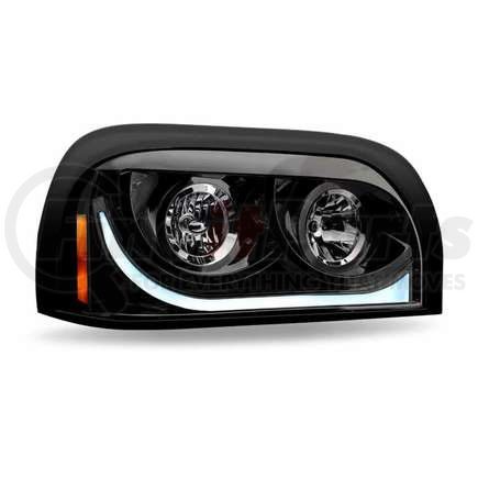 TRUX TLED-H16 Freightliner Century Halogen Headlight Assembly with LED Strip (Passenger Side)