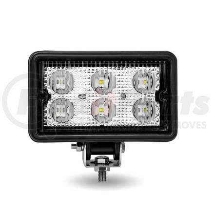 TRUX TLED-U40 4" x 6" Universal Rectangular LED Spot Work Lamp (6 Diodes | 1200 Lumens)