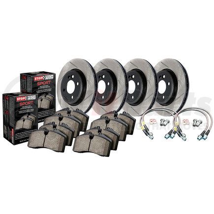 StopTech 977.51000 SPORT KIT 4WH, SLOTTED