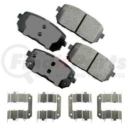 Akebono ACT1296 Disc Brake Pad Kit