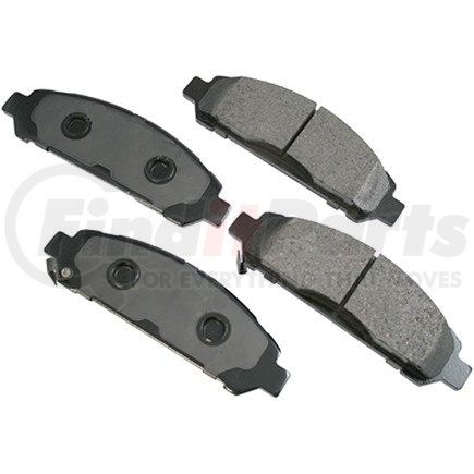 Akebono ACT1401 Disc Brake Pad for TOYOTA