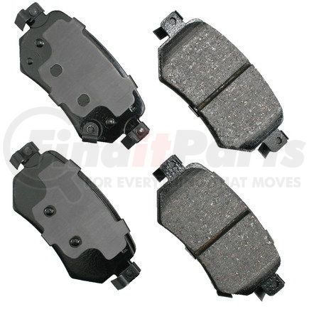 Akebono ACT1874 Disc Brake Pad Kit