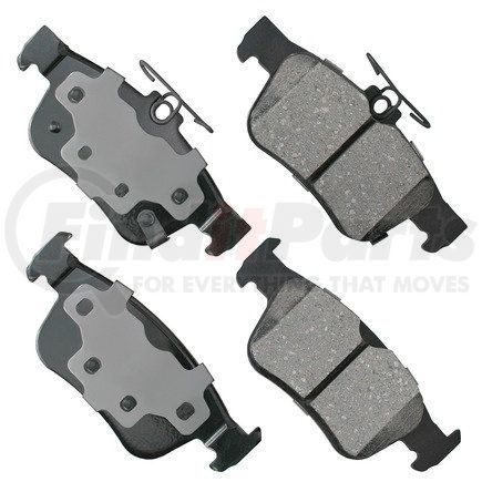 Akebono ACT1878 Disc Brake Pad Kit