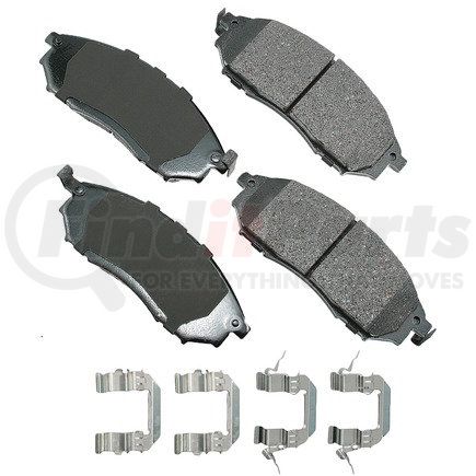 Akebono ACT888A Disc Brake Pad Kit