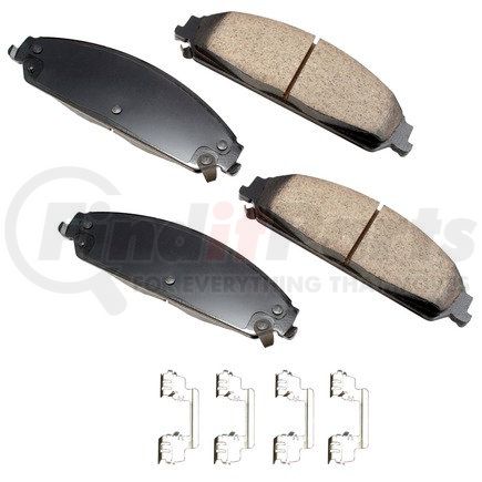 Akebono ASP1058 Disc Brake Pad Kit