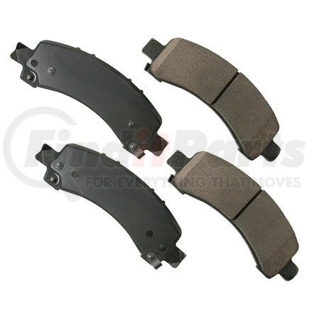 Akebono ASP974 Akebono ASP974 Disc Brake Pad Set Rear