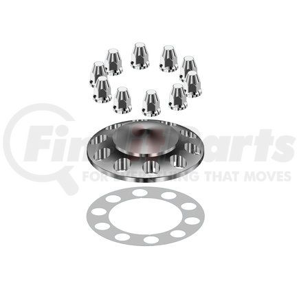 American Chrome 40000 Abs Front Axle Cover Kit W/non-removable Cap