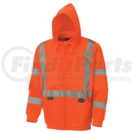 Pioneer Safety V1060351U-L Hi-Viz Fleece Hoodie