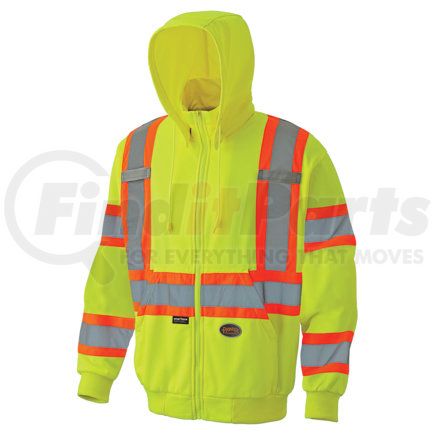 Pioneer Safety V1060560U-3XL Hi-Viz Fleece Zip Hoodie