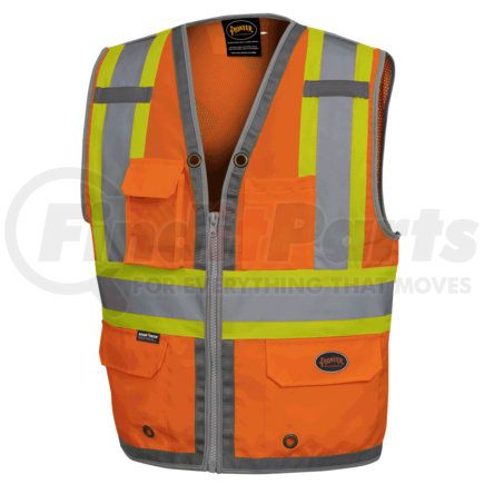 Pioneer Safety V1010250U-S Oxford Mesh Bk Surveyor Vest